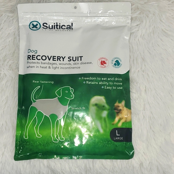 Suitical Happy Recovery Dog Recovery Suit, Size Large, Color Black - Picture 1 of 5